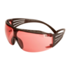 SecureFit™ 400X Safety Glasses, Black/Black frame, Scotchgard™ Anti-Fog / Anti-Scratch Coating (K&N), Vermillion Lens, SF422XSGAF-BLK-EU